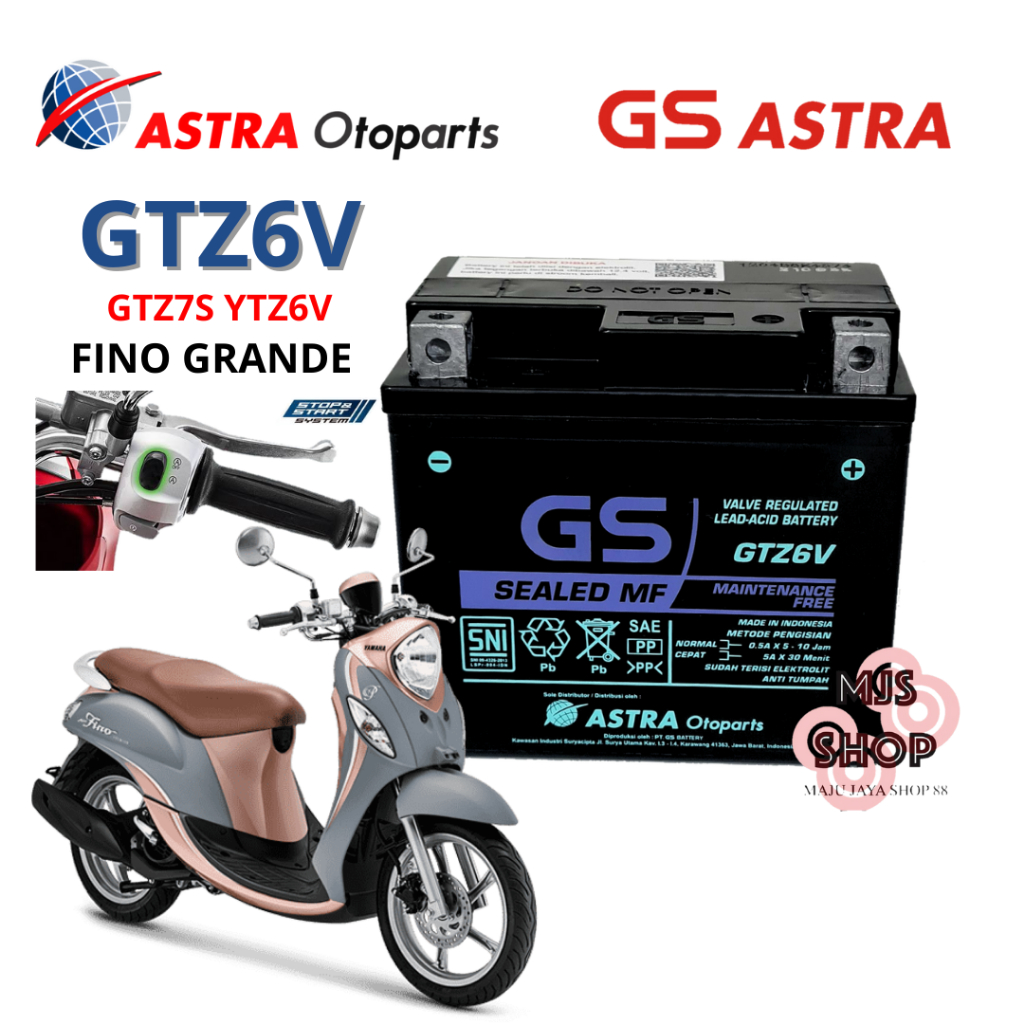AKI KERING MOTOR GS ASTRA FINO GRANDE M3 AKS SSS MIO SOUL GT AKS GTZ6V GTZ7S MTZ6S YTZ6V GS MF