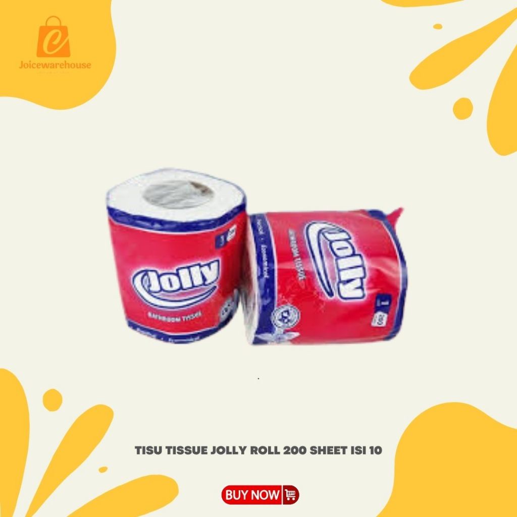 TISU TISSUE JOLLY ROLL 200 SHEET ISI 10