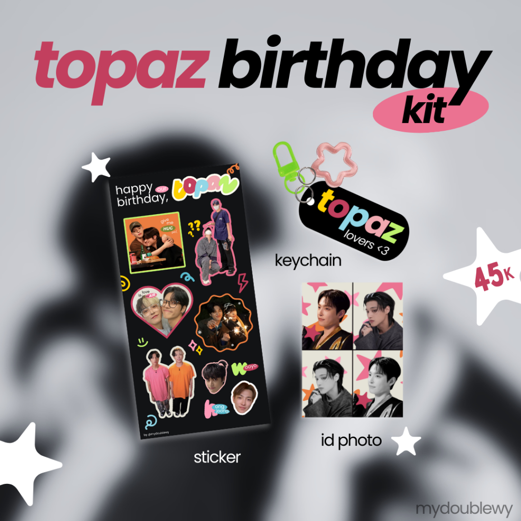 Topaz Birthday Kit || Hongjoong and Wooyoung ATEEZ
