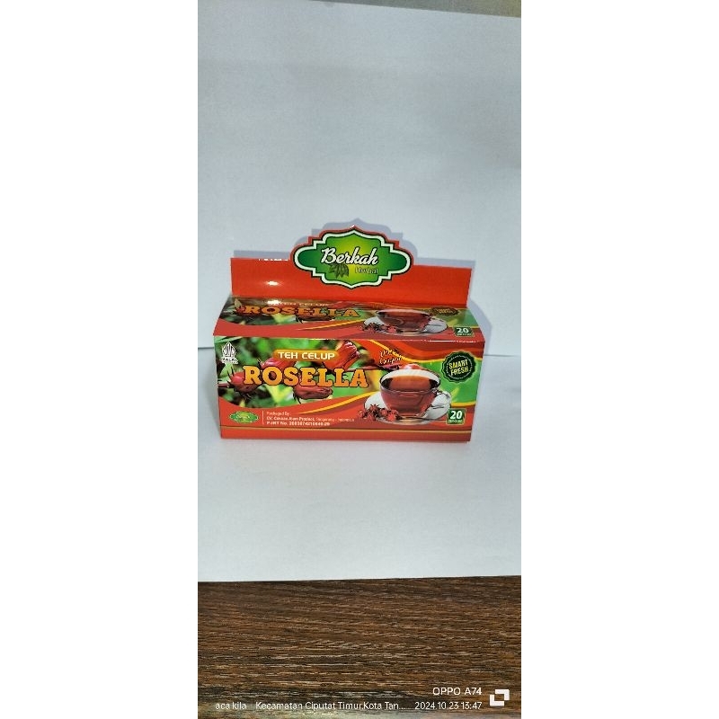 

teh celup Rosella berkah herbal