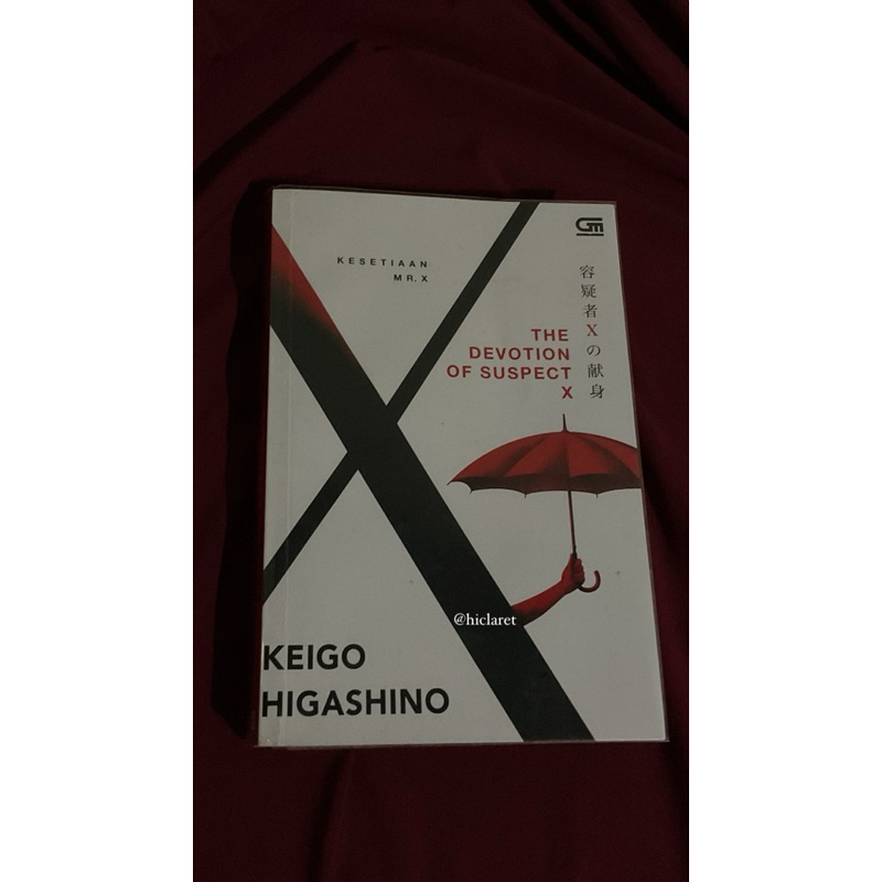 [preloved]ᥫ᭡ Kesetiaan Mr. X (The Devotion of Suspect X) –Keigo Higashino