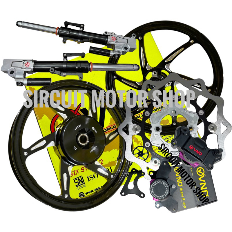 PAKET SET VARIO 160 CBS VARIO 150 VARIO 125 / VELG BINTANG LAUT / KALIPER VND 260MM / SHOCK VND / CA
