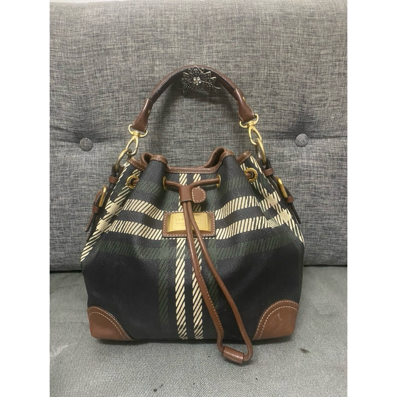 Handbag Serut Kulit Bean Pole