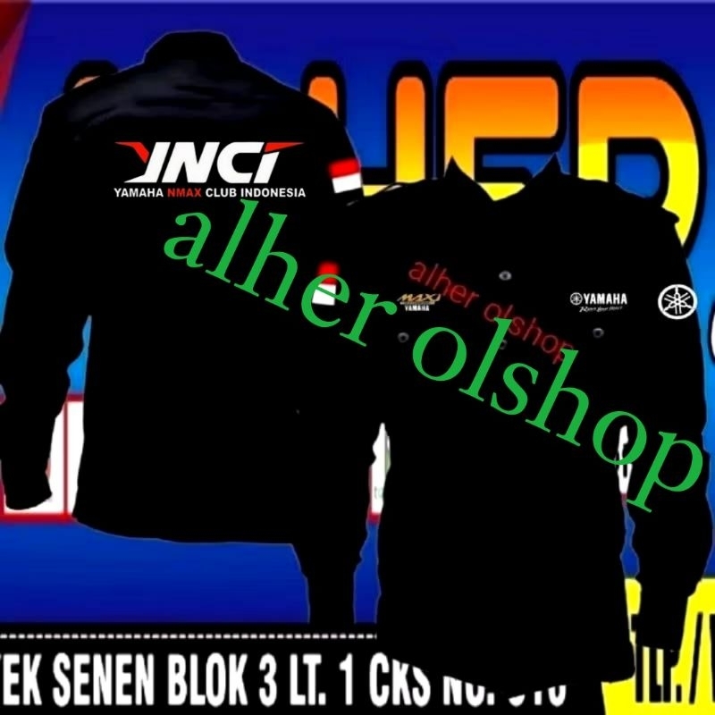 kemeja Yamaha Nmax club Indonesia baju Yamaha Nmax club Indonesia seragam Yamaha Nmax club Indonesia