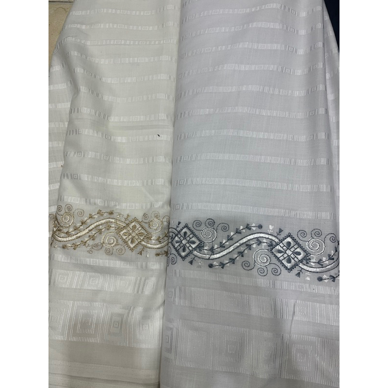 katun koko/bahan baju koko/katun bordir koko