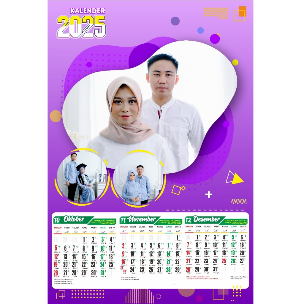 

kalender 4 lembar