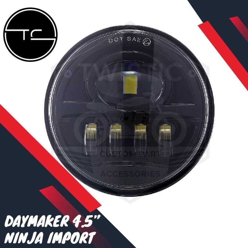 Headlamp Lampu Depan 4.5 inch Ninja Lampu LED Projector Motor Harley C70 Vespa