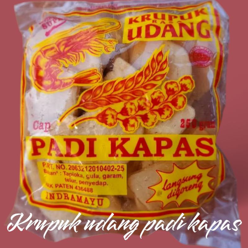 

KERUPUK UDANG - PADI KAPAS (BESAR) 250 gurih