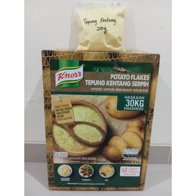 

knorr potato flakes 250g | tepung kentang serpih 250g