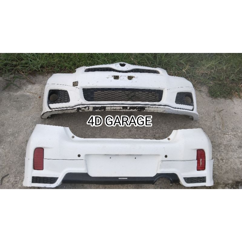 Bemper Bumper Depan Belakang Yaris 2012 set Bodykit TRD full Original