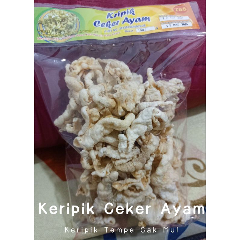 

keripik ceker #keripik tempe cakmul