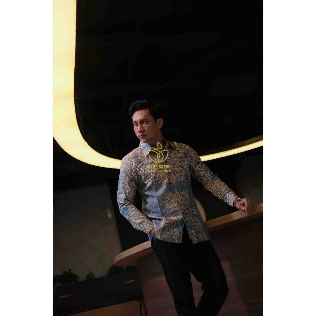 FREE ONGKIR WAHS BATIK - MAHOGRA DOBY KEMEJA BATIK PRIA BAHAN DOBY KWALITAS PREMIUM KELAS ATAS