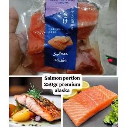 

Frozen Salmon Portion Premium 250gr MURAH