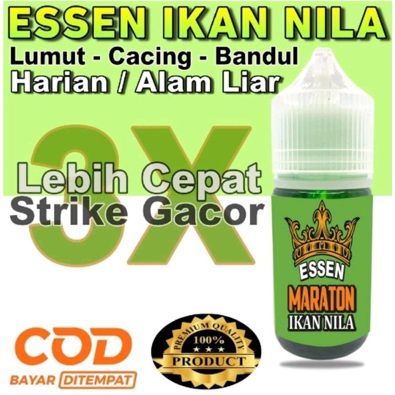 Essen Ikan Nila Liar Paling Gacor Media Lumut, Essen Maraton Khusus Mancing Ikan Nila Harian Liar Pa