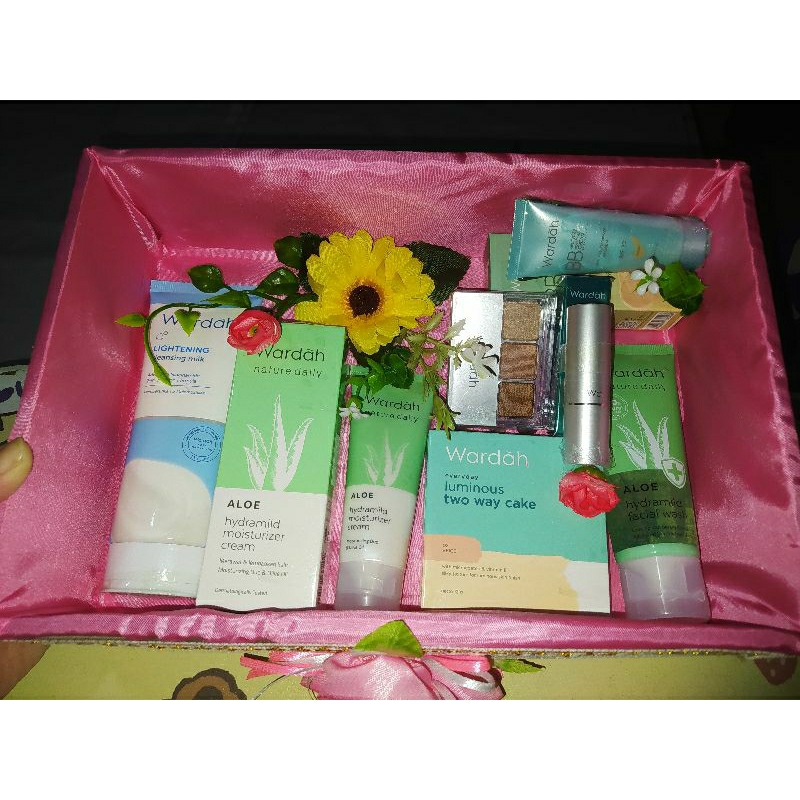 PAKET SESERAHAN WARDAH/MAHAR KOSMETIK/SESERAHAN WARDAH
