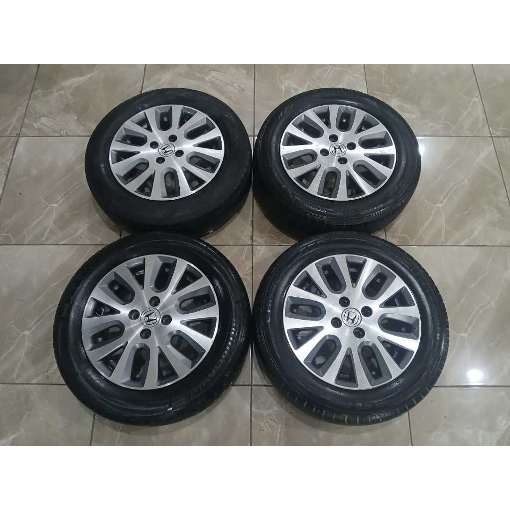 Velg seken copotan mobilio ring 15 baut 4x100 plus ban seken bonus