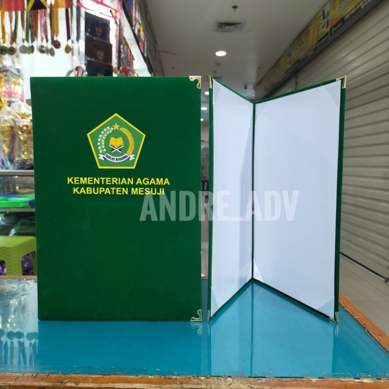 

map costum logo ready stock ukuran A4 dan F4