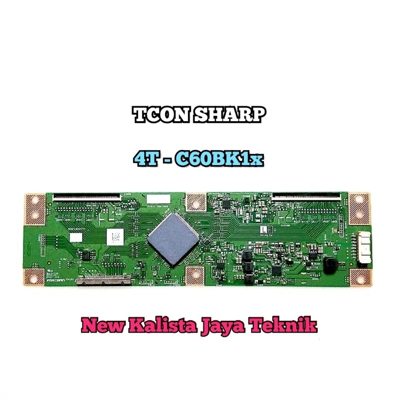 TCON TV SHARP 4T-C60BK1X ORIGINAL RUNTK0334FV TCON SHARP 60BK1X TIKON TV 4TC60BK1x TICON C60BK1x TCO