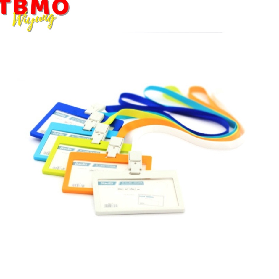 

Super Kejutan TBMO Bantex ID Card Holder Lanyard Landscape 8863