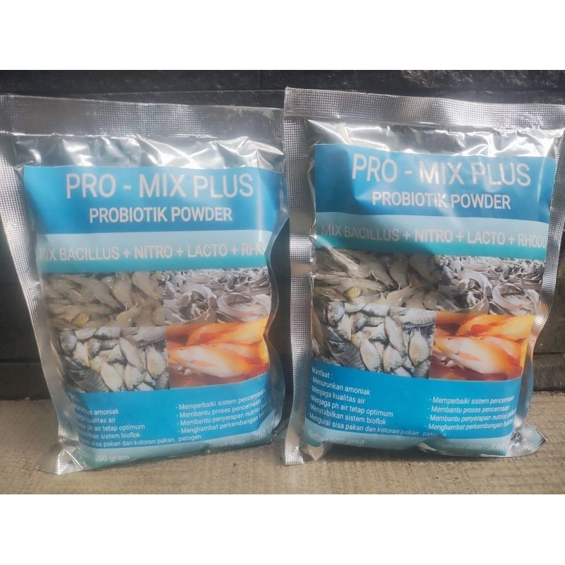 probiotik promix 500 gram / probiotik bioflok / probiotik promix / pro mix / probiotik ikan / probio