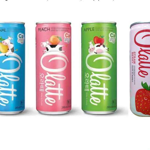 

Olatte apple / original / peach / milk & fruity strawberry 240 ml