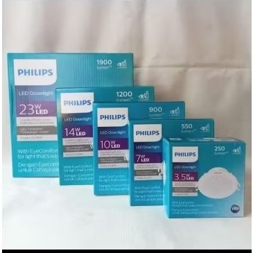 [COD] LED Downlight Philips Eridani DL190B 3,5/7/10/14/23 Watt Inbow Bulat Lampu Tanam Plafon Coolda