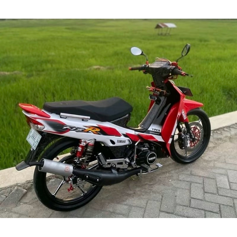 striping stiker body motor yamaha fiz r  ardaht merah putih ORIGINAL