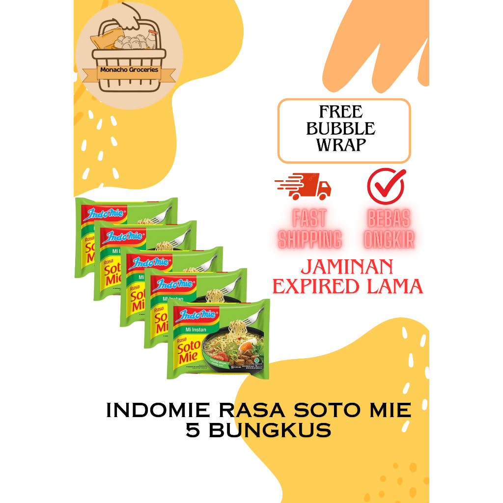 

INDOMIE RASA SOTO MIE 5 BUNGKUS