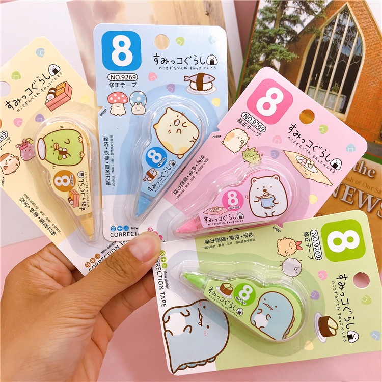

Tipe-x Karakter Lucu Penghapus Pena Tip-ex Kertas Mini 8M Multiple Color