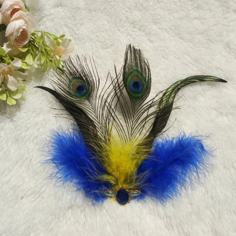 Bros Replika Merak Murah Premium/Aksesoris Njaran(Celeng Srenggi)/Bros Bulu