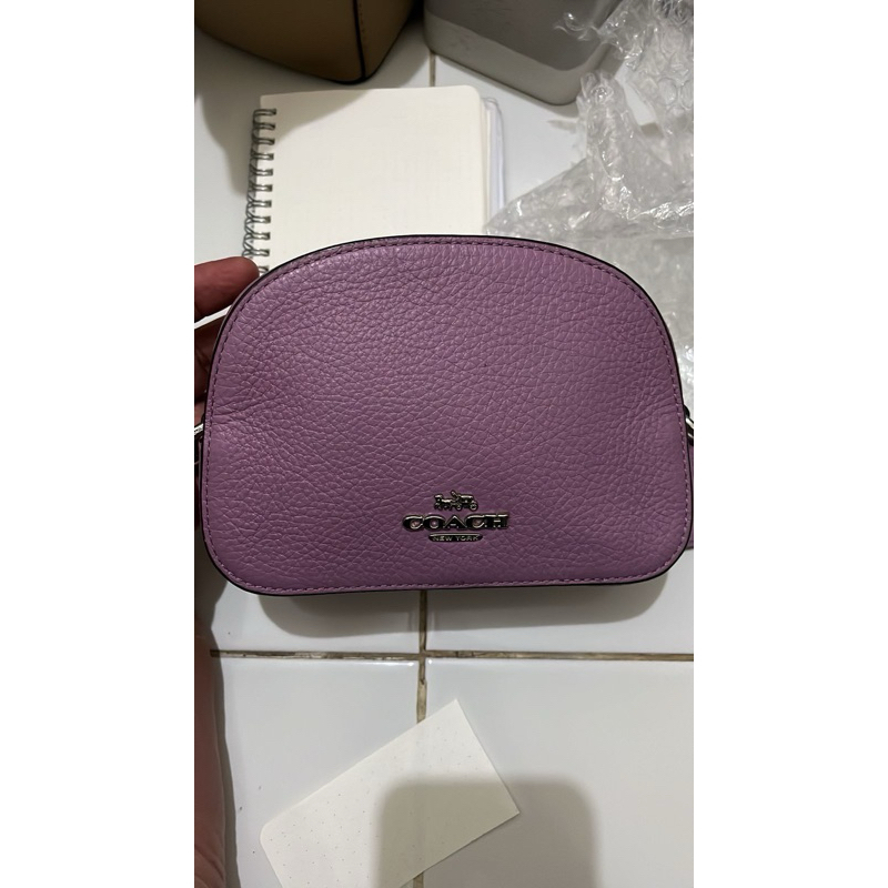 Tas Coach Mini Serena Bag purple