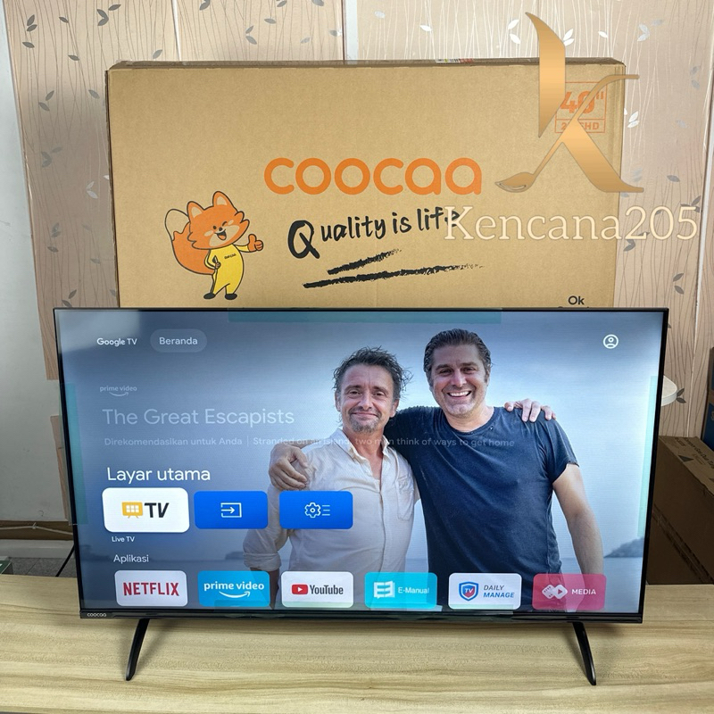 LED COOCAA Coca Cooca Cocaa Koka 40 Inch 40inch OS Google Tv 40Z65 40Z Z65 Z 65 Bluetooth