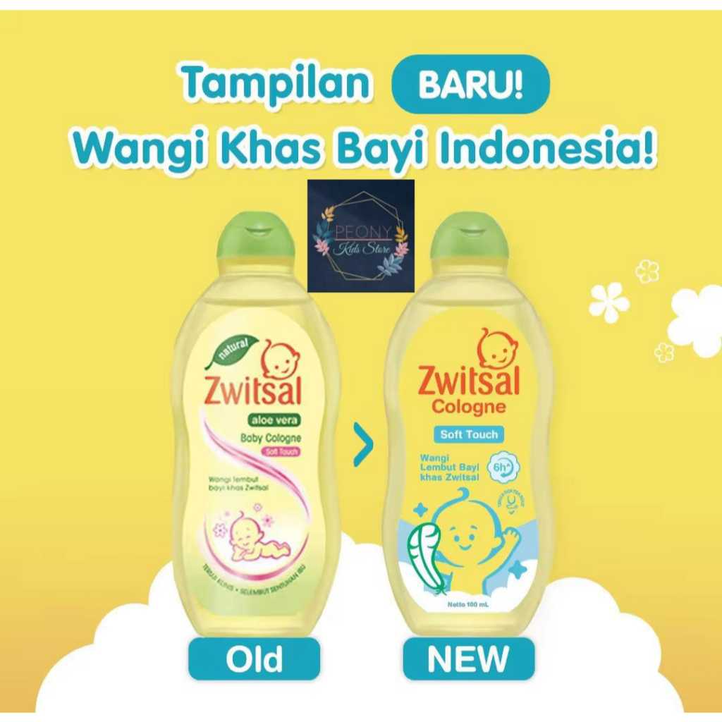 Zwitsal baby cologne SOFT TOUCH 100ml/ cologne parfume  bayi switzal 100 ml