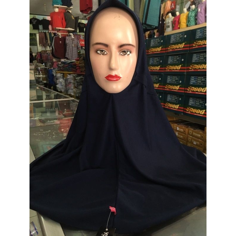 Kerudung Sekolah Serut SD,SMP,SMA | Kerudung Instan Sekolah