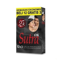 Kondom Sutra OK isi 12s - Kondom Hitam Sutra