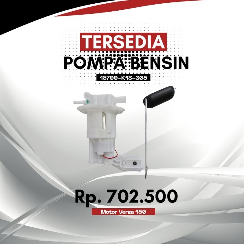 Fuel Pump Untuk motor Verza 150 (2013-2018)