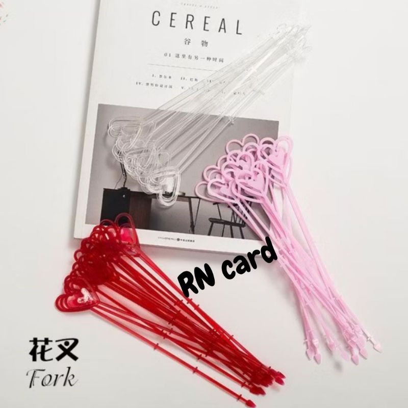 

( 5 pcs ) STICK PLASTIK GREETING CARD || STICK KARTU UCAPAN
