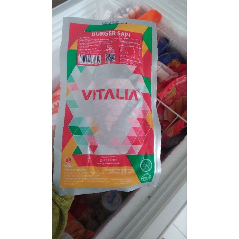 

VITALIA DAGING MINI BURGER 280 Gram