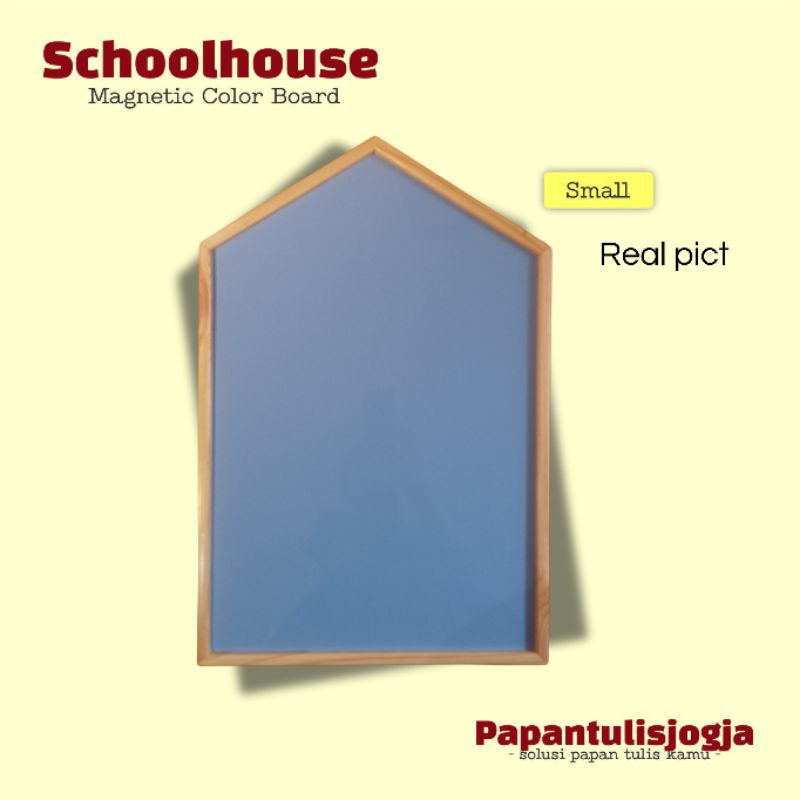 

Papan tulis anak | mainan edukasi | schoolhouse magnetic board - BIRU [Small]