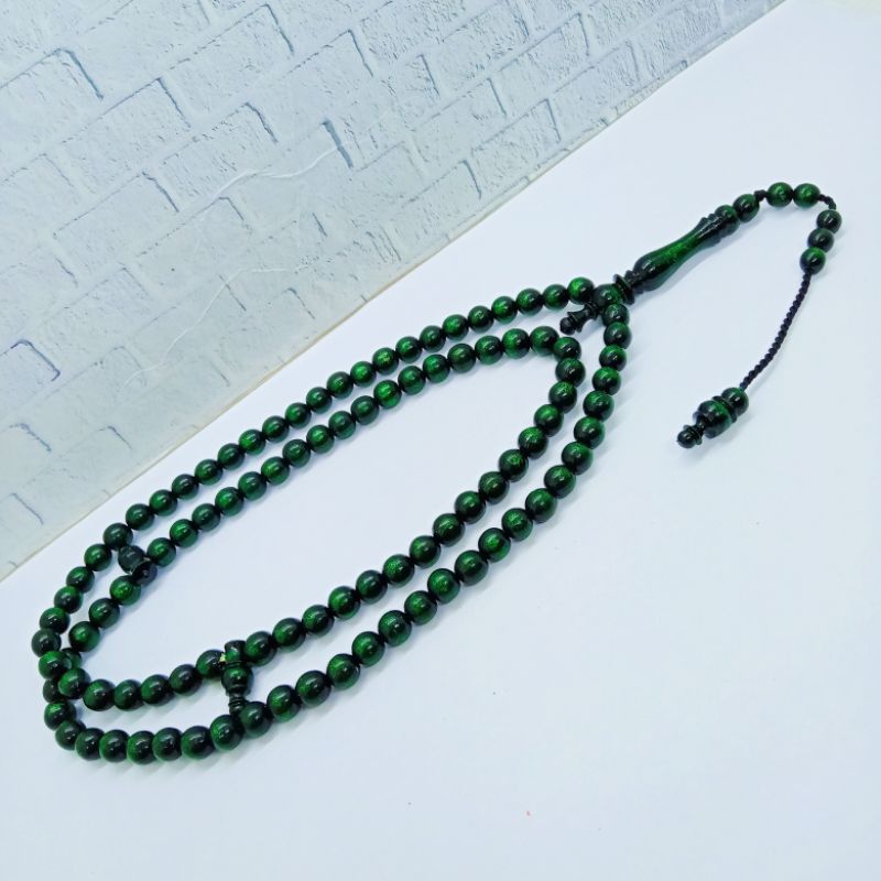 tasbih akar bahar hijau 6mm S85