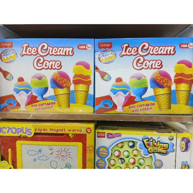mainan ice cream cone/ mainan anak eskrim-eskriman