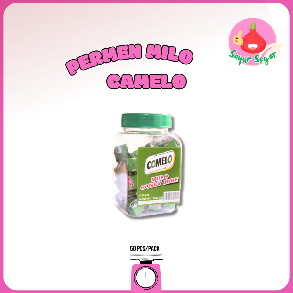 

Sayur Segar - Permen Susu Milo Camelo/Milo Candy isi 50 Pcs/Toples