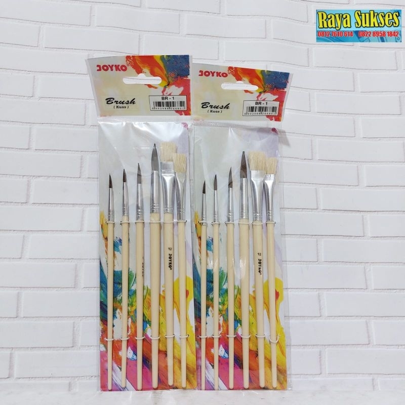 

Kuas Cat Air Set / Kuas Cat Air Joyko/ Brush Cat air