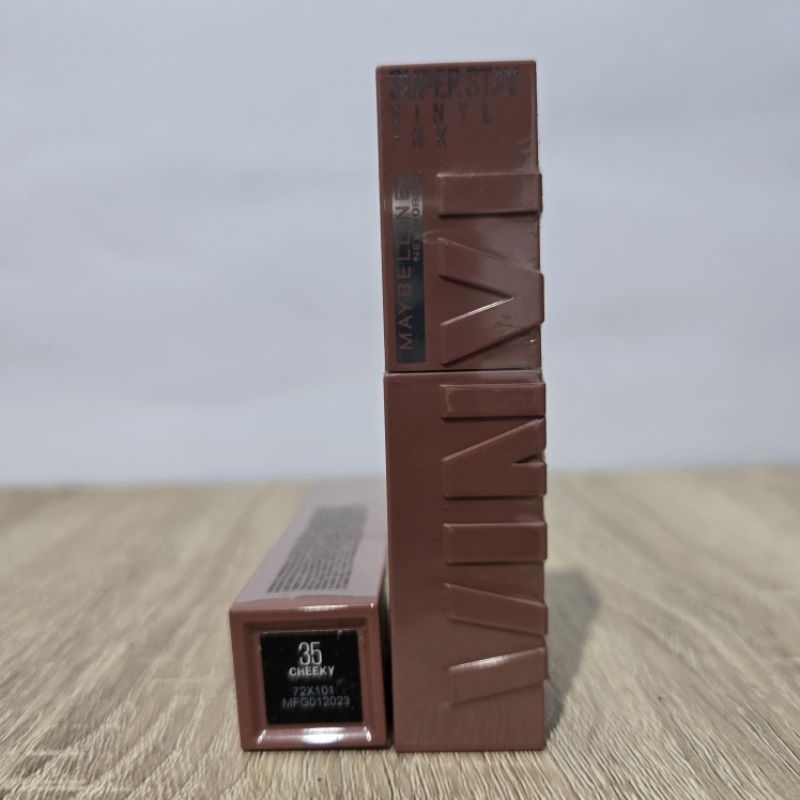 [Original, 35] Maybelline Superstay Vynil Vinyl Ink 4.2 ml Liquid Matte Lipstick 35 Cheeky