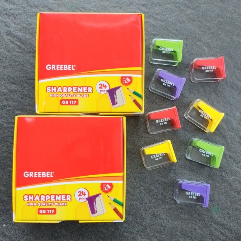 

Rautan Pensil Sharpener Greebel GB 117 ( Set 4 Pcs ) [ Original ]