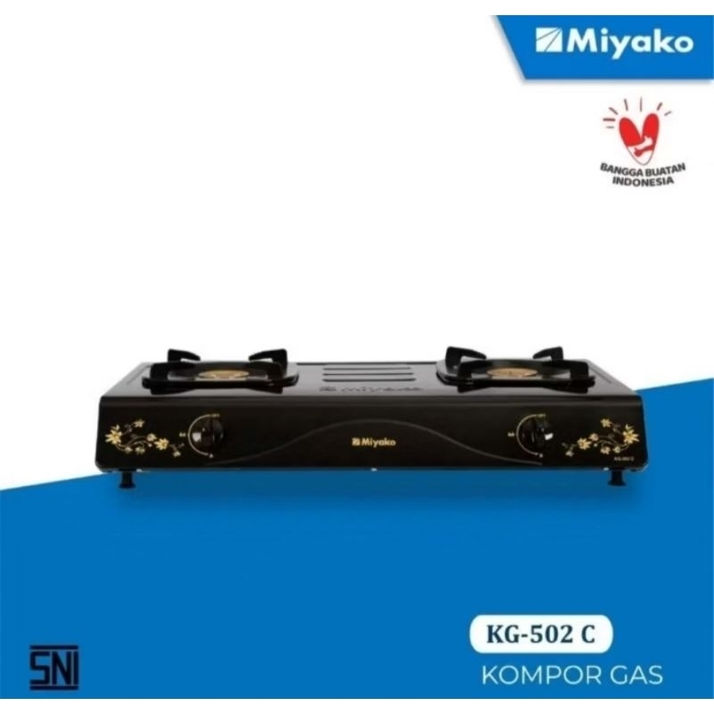 KOMPOR 2 TUNGKU MIYAKO KG502C