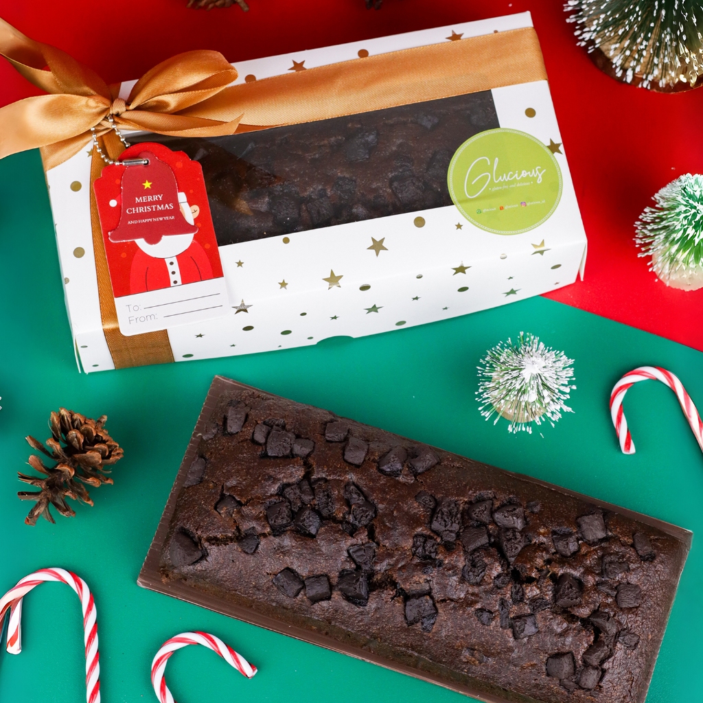 

Hampers Natal Christmas Gluten-free Dairy-free Double Chocolate Banana Cake