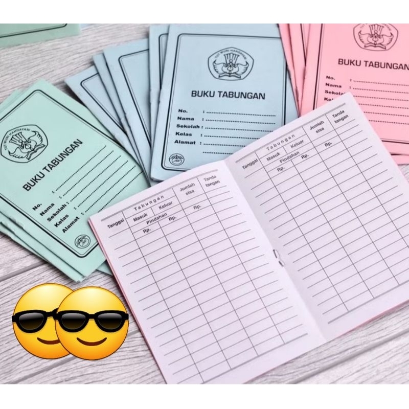 

buku tabungan kecil warna