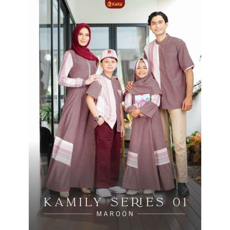 Keke Gamis Dewasa Kamily 01 Maroon | KEKE