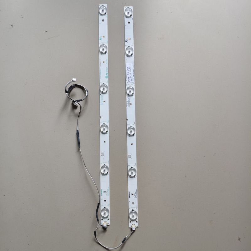 Lampu LED / BL TV LED / LCD Sharp Aquos 24 inch 6 Mata cabutan dari Tv Sharp Aquos (LC-24LE175I)/(LC